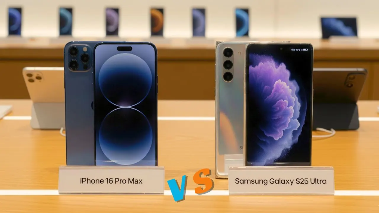 iPhone 16 Pro Max vs Galaxy S25 Ultra